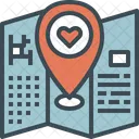 Matrimonio Posizione Mappa Icon