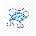 Rod Fishhook Bait Symbol
