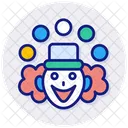 Lustige Clowns  Symbol