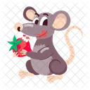 Ratten Cartoon Cartoon Aufkleber Ratten Charakter Symbol