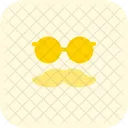 Lustige Partymaske Symbol