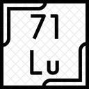 Lutecio Tabela Periodica Quimica Ícone