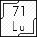 Lutecio Tabela Periodica Quimica Ícone