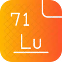 Lutetium Periodic Table Chemistry Icon