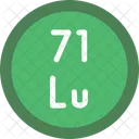 Lutetium Periodic Table Chemistry Icon