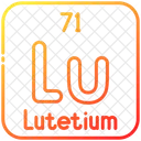 Lutetium Chemistry Periodic Table Icon