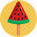 Lutscher Eis Wassermelone Symbol