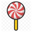 Lutscher Spirale Lolly Symbol