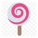 Spirale Lolly Regenbogen Icon