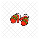 Luva de natal  Ícone