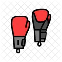Boxe Luvas Fitness Ícone