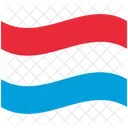 Flag Country Luxembourg Icon