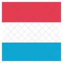 Luxemburg Flagge Symbol