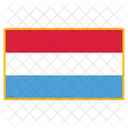 Luxemburg Flagge Land Symbol