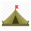 Luxury Camp Camping Tent Icon