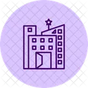 Luxury Hotel Building Icon