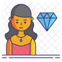 Luxury Diamond Gem Icon
