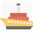 Cruise Liner Ship Icon