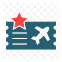 Luxusreisen Business Class Passagiersitz Symbol