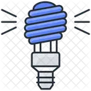 Luz De Bajo Consumo Bombilla De Bajo Consumo Icono