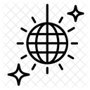 Luz de discoteca  Ícone