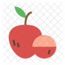 Lychee Fruit Healthy Symbol