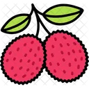 Lychee Fruit Healthy Icône