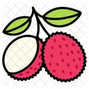 Lychee-with-half-peeled  Icon