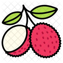 Lychee-with-half-peeled  Icon