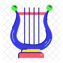 Musical Instrument Lyre Harp Icon