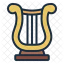 Lyre Instrument Audio Icon