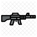 M 16 Gun Gun Rifle Icon