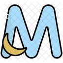 M Alphabet Education Icon