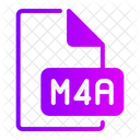 M 4 A Ma File Ma Format Icon