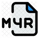 M 4 R Datei Audiodatei Audioformat Symbol