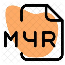 M 4 R-Datei  Symbol