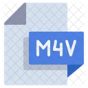 Archivo m 4v  Icono