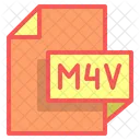M 4 V File Format File Icône