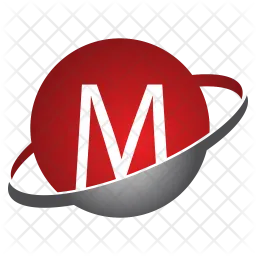 M alphabet Logo Icon
