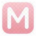 M Alphabet  Icon