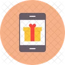 M Commerce Caja De Regalo Compras En Linea Icono