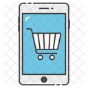 M Commerce Compras Moviles Compras En Linea Icono