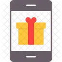 M Commerce Caja De Regalo Compras En Linea Icono