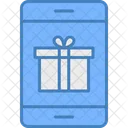 M Commerce Caja De Regalo Compras En Linea Icono