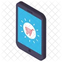 Compras En Linea Comercio Movil Compras Por Internet Icono