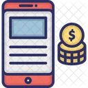 M Commerce Mobile App Mobile App Monetization Icon