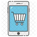 M Commerce Mobile Shopping Online Shopping Icon