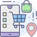 M Commerce E Commerce Shopping Icon