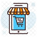 Mobile Shopping Online Shopping Shopping Application Icon