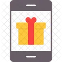 M Commerce Giftbox Online Shopping Icon